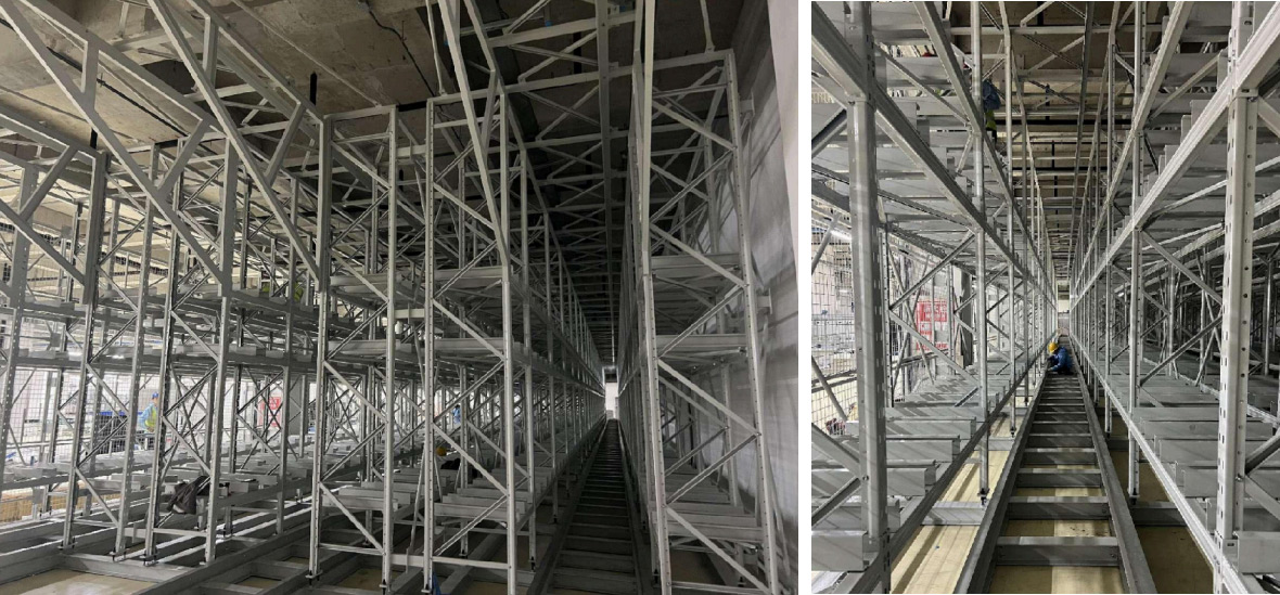 Fudingtaidingxin Automated beam + cushion beam three-dimensional warehouse Fudingtaidingxin Automated beam + cushion beam three-dimensional warehouse